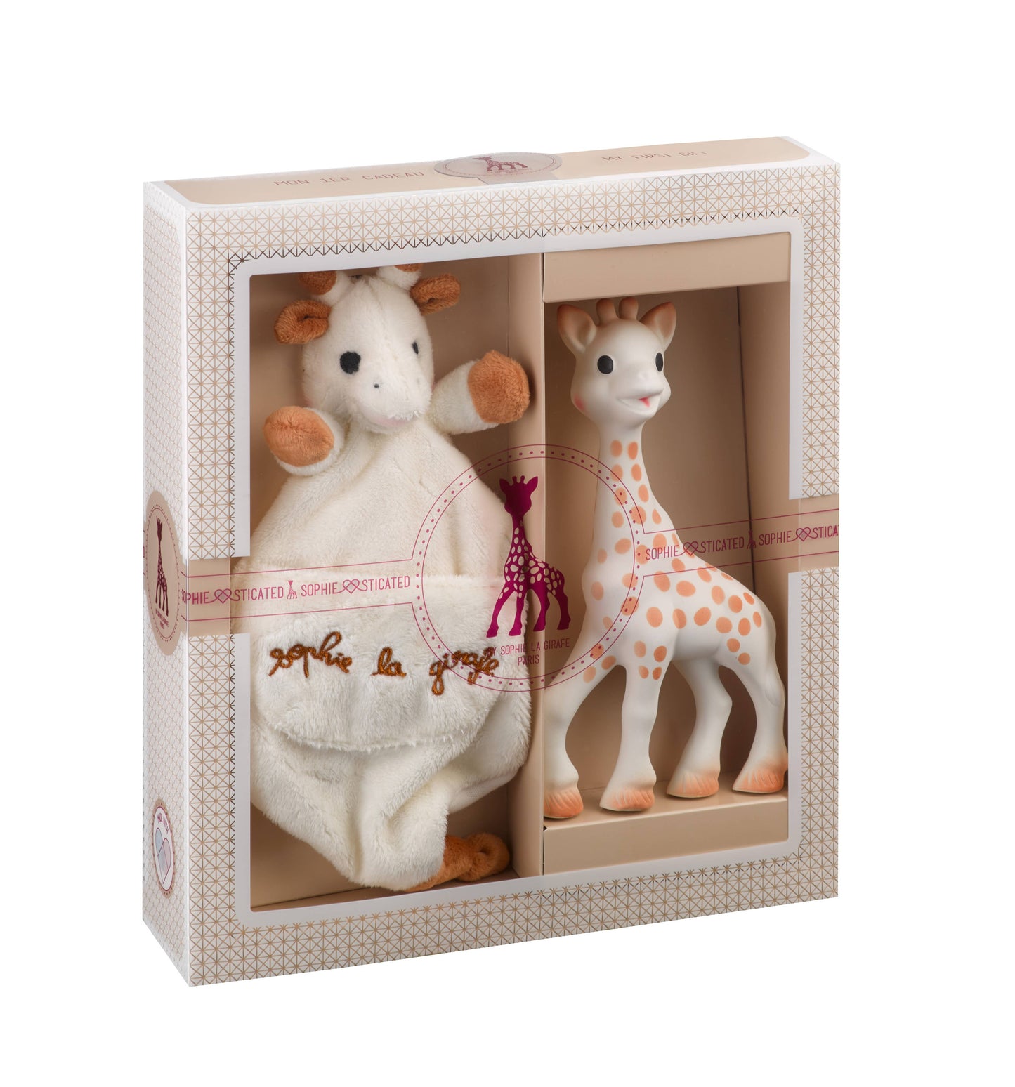 Sophie la Girafe Comforter with Soother Holder