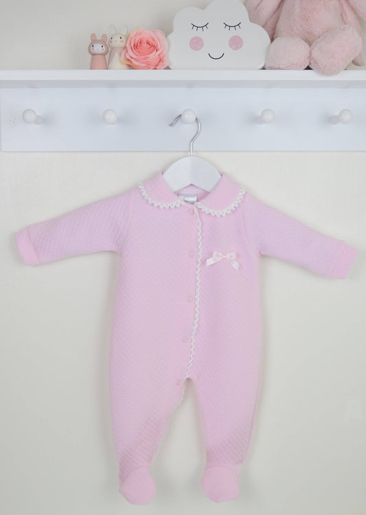 Abigail Sleepsuit Pink | For The Baby