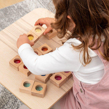 Wooden Kaleidoscope Blocks | For The Baby