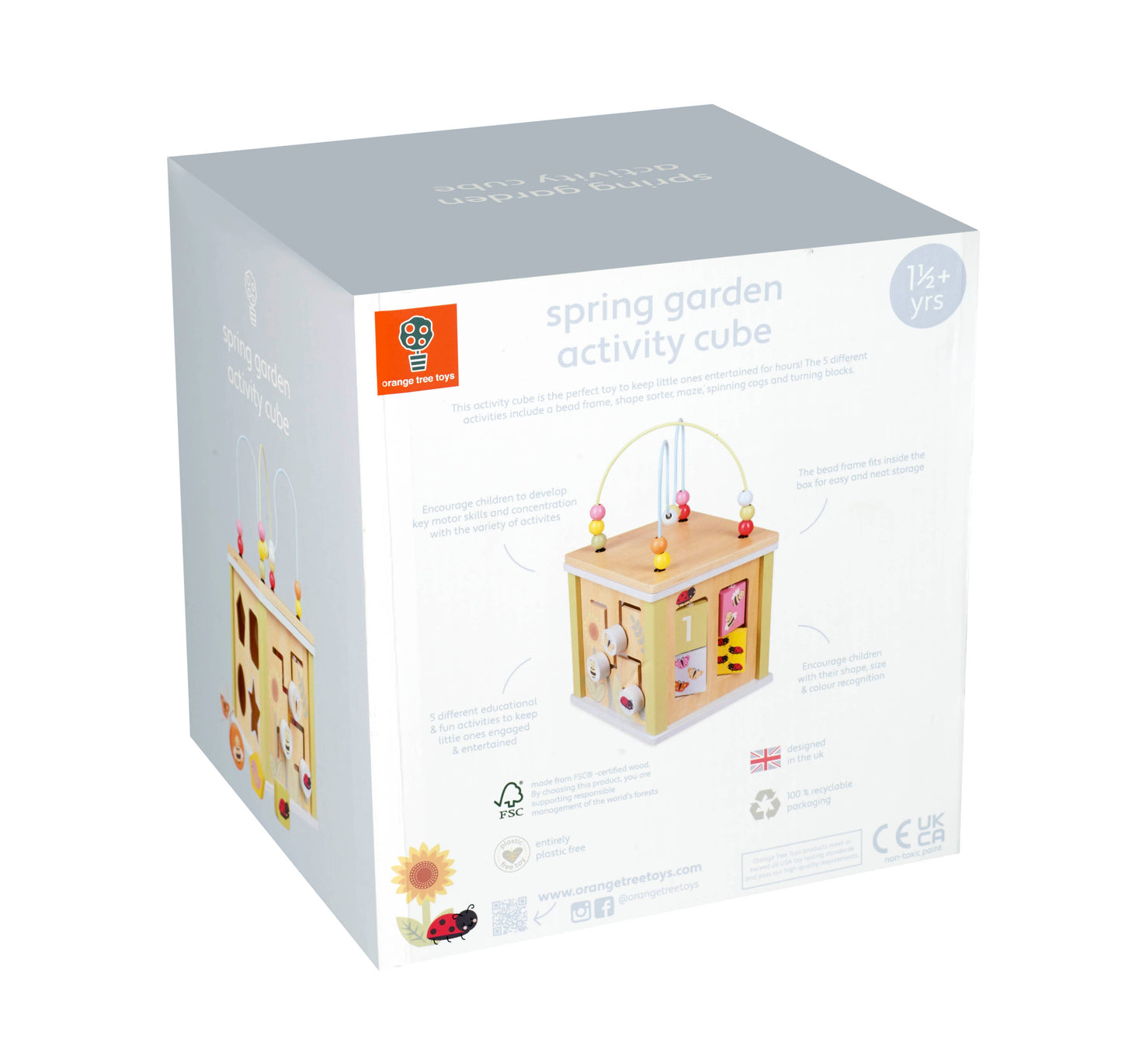 Spring Garden Activity Cube - For The Baby