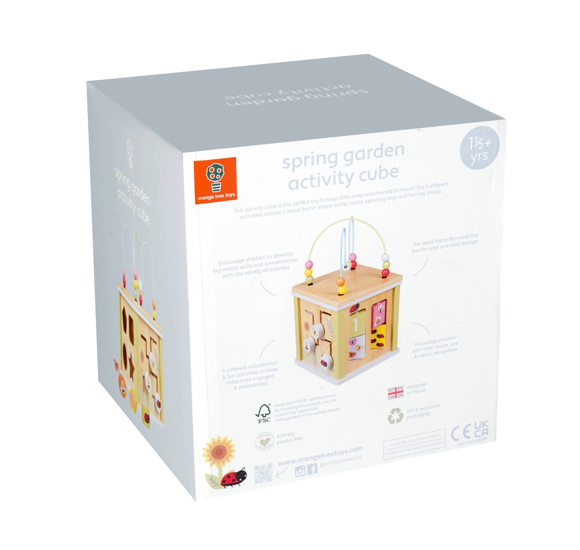 Spring Garden Activity Cube - For The Baby