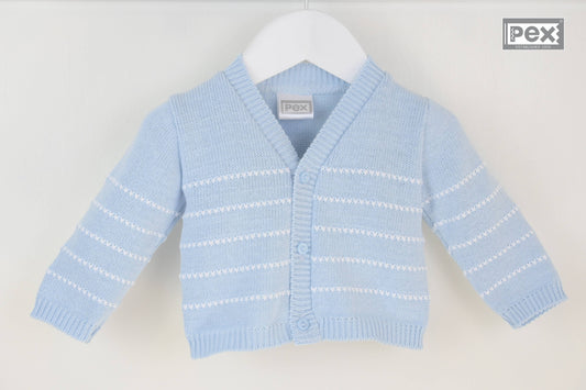 Baby Boy Blue Cotton Cardigan