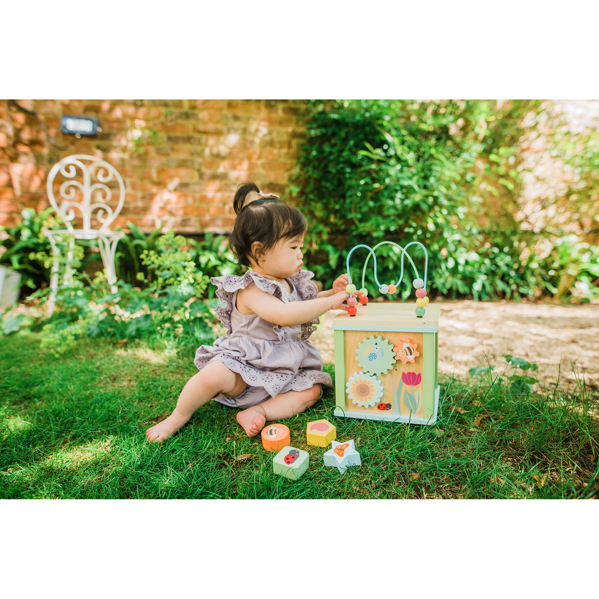 Spring Garden Activity Cube - For The Baby