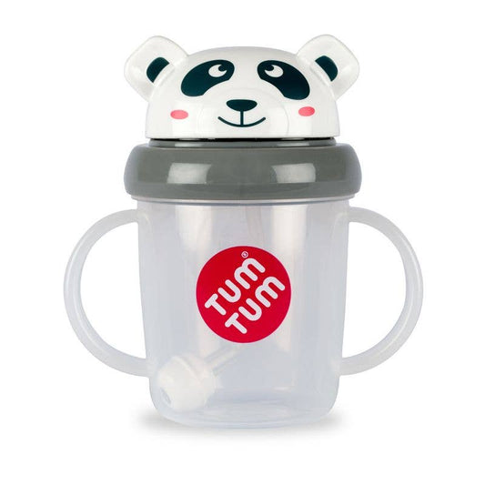 Tum Tum Pip Panda Tippy Up Cup Black and White - For The Baby