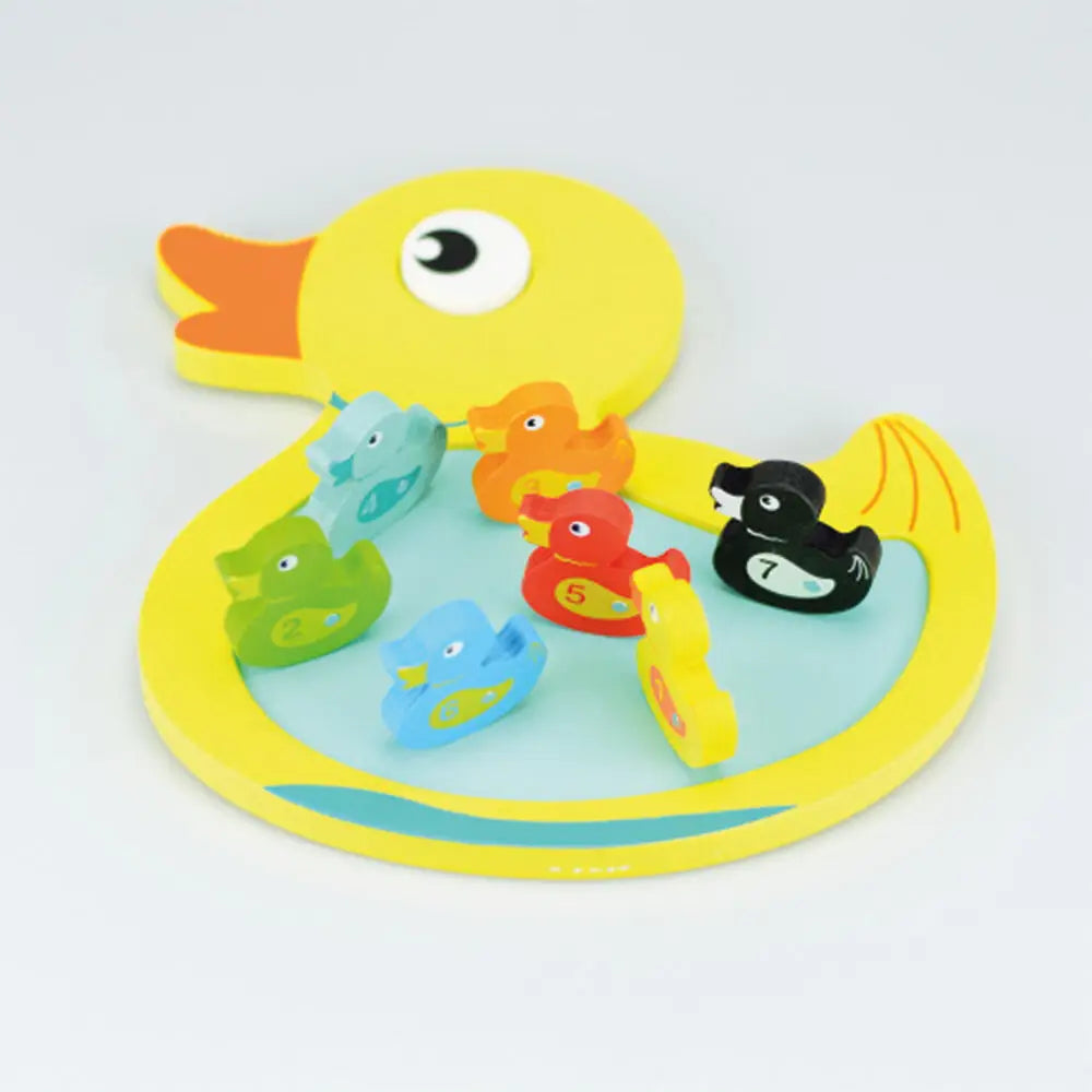 Wooden Hook a Duck Game