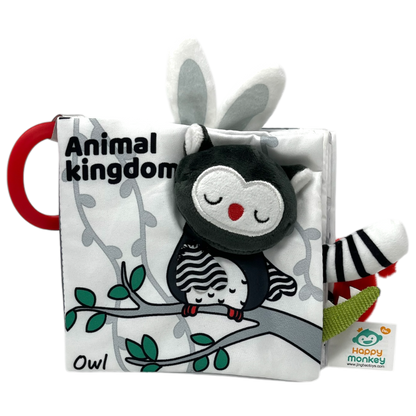 Animal baby fabric book