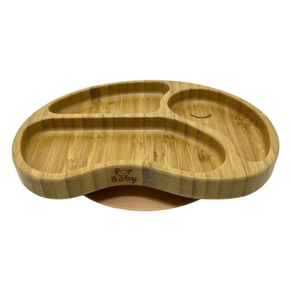 Elephant bamboo suction plate for babies
