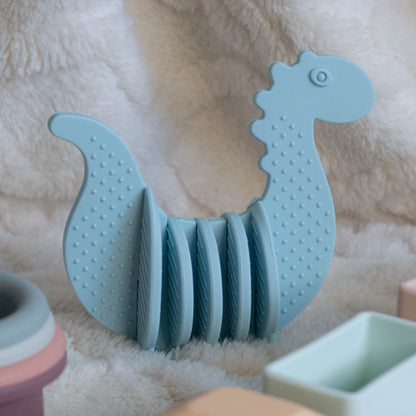 silicone dinosaur toy for infants