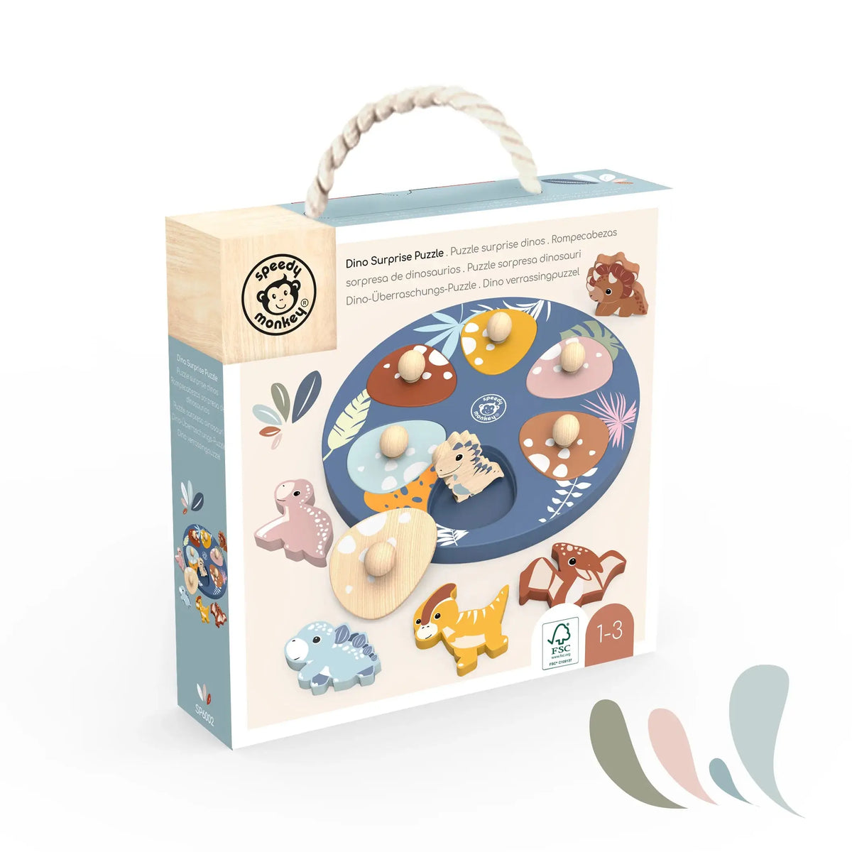Packaging for dino surprise puzzle