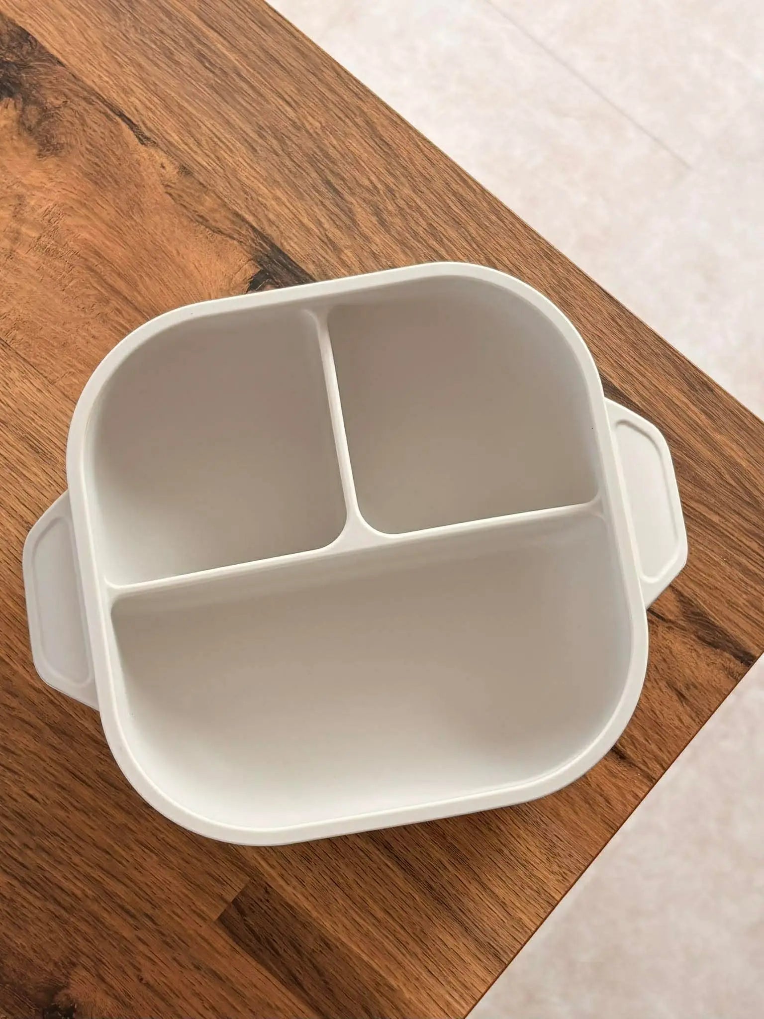Grey square bowl Silicone
