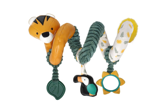 Little Big Friends Jungle Activity Spiral – Pram & Car Seat Toy | From Birth