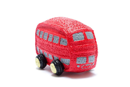 Natural Rubber London Bus Teether & Bath Toy