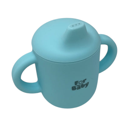 Easy-to-clean Silicone Sippy Cup.