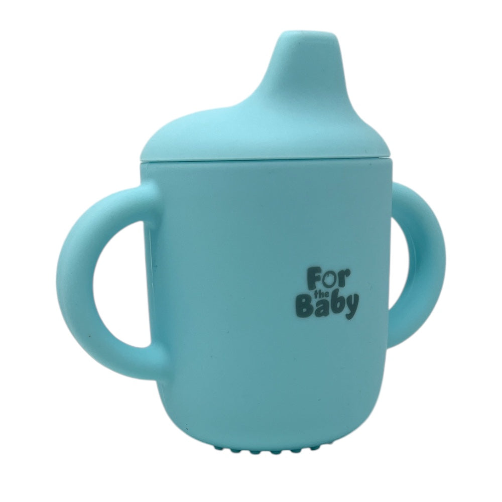 Easy-to-clean Silicone Sippy Cup.