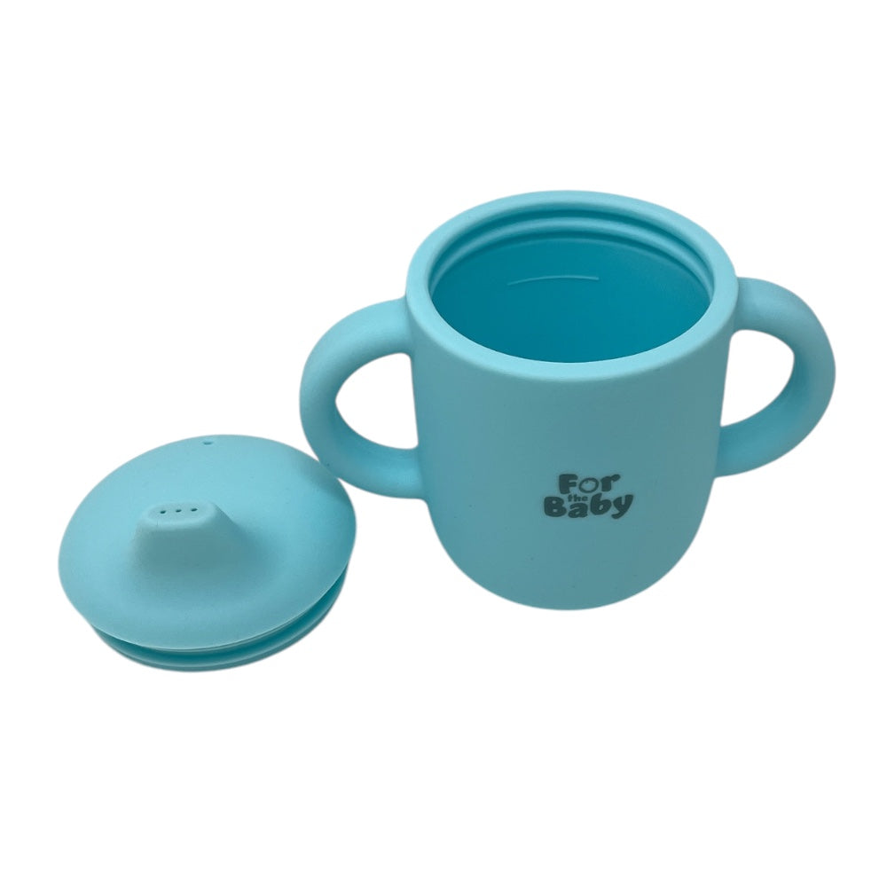 Soft and gentle Silicone Sippy Cup for teething babies.