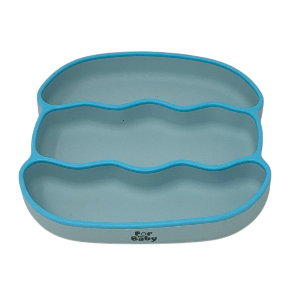 Hamburger Shaped Silicone Suction Plate