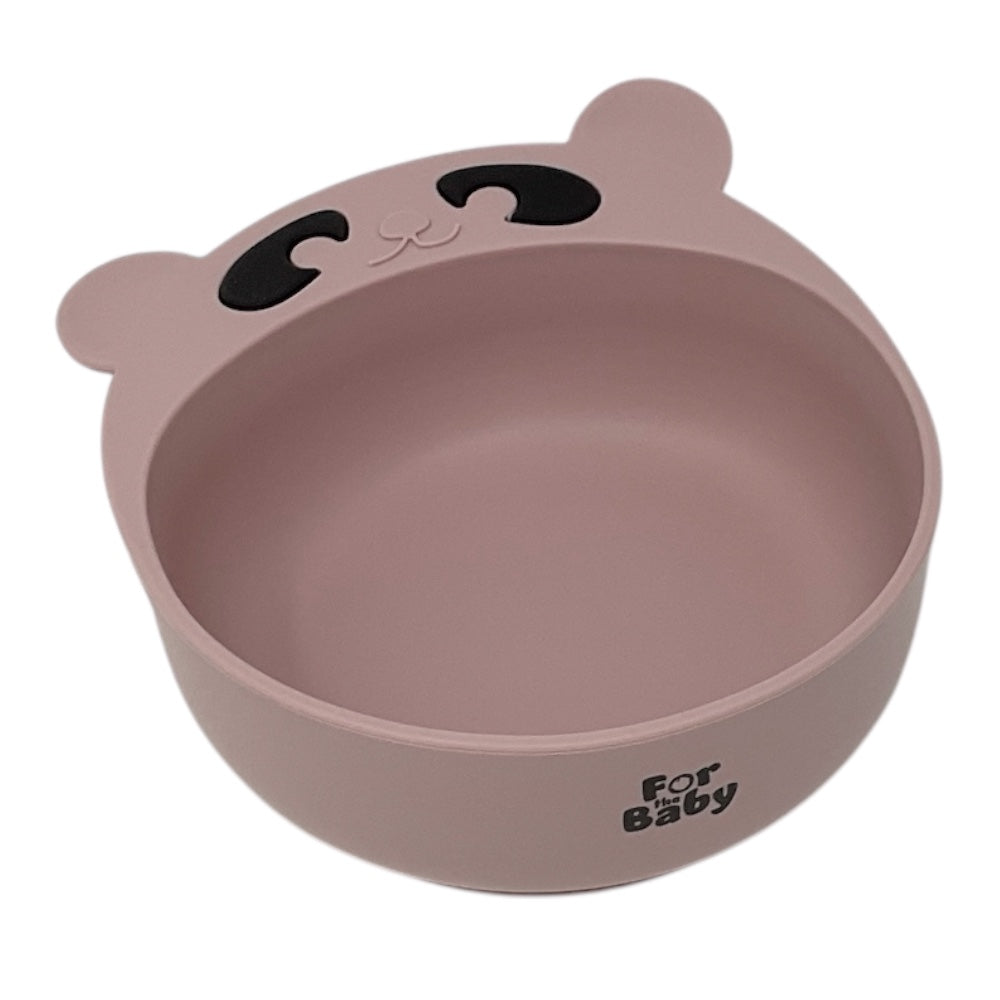 Silicone Bear Shaped Baby Feeding Bowl