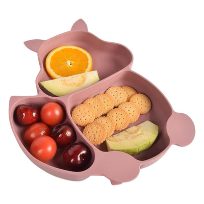 Squirrel Shaped Baby Feeding Plate