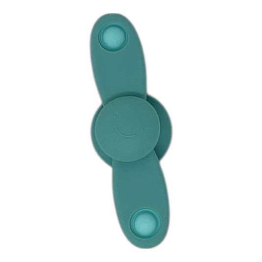 Top view of silicone spinner toy