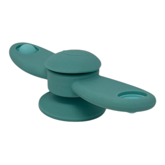 Blue silicone spinner toy