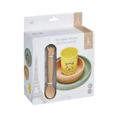 Silicone dinner set for a child