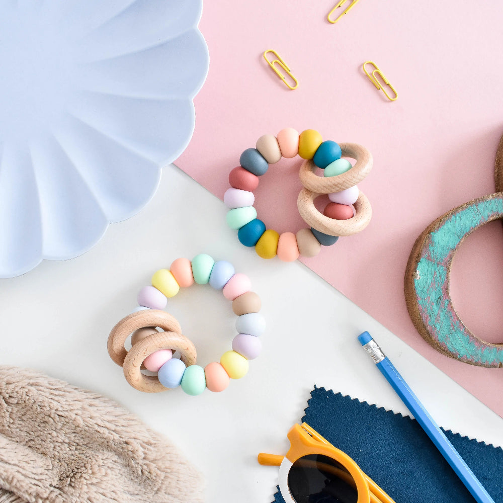 Baby teether with safety certifications