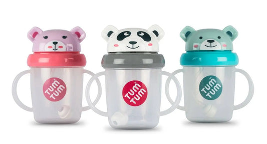Tum Tum Pip Panda Tippy Up Cup Black and White - For The Baby