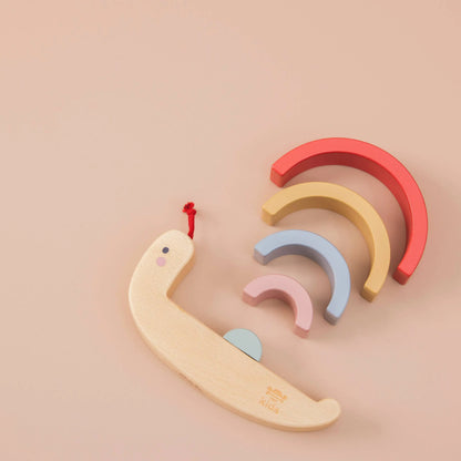 Just Bee Kids Wooden Snail Stacker Toy (FSC) | For The Baby