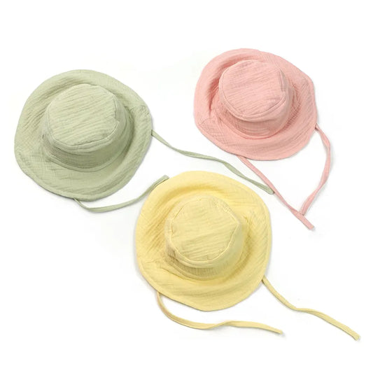 Cotton Muslin Baby Sun Hat