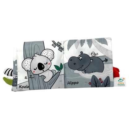 baby fabric book with animals