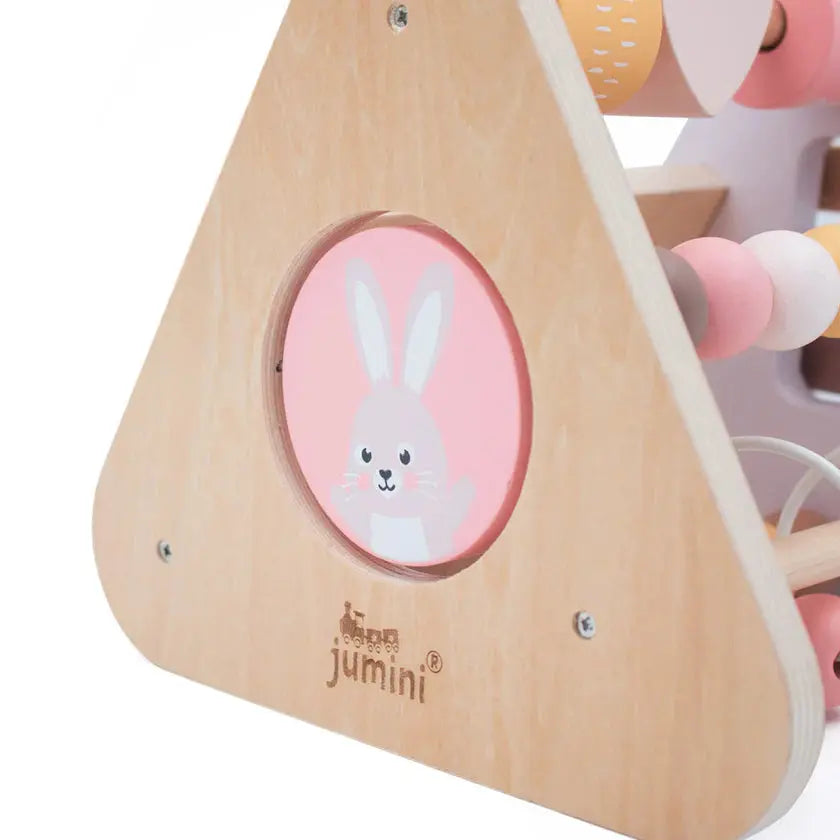 jumini triangle toy with bunny