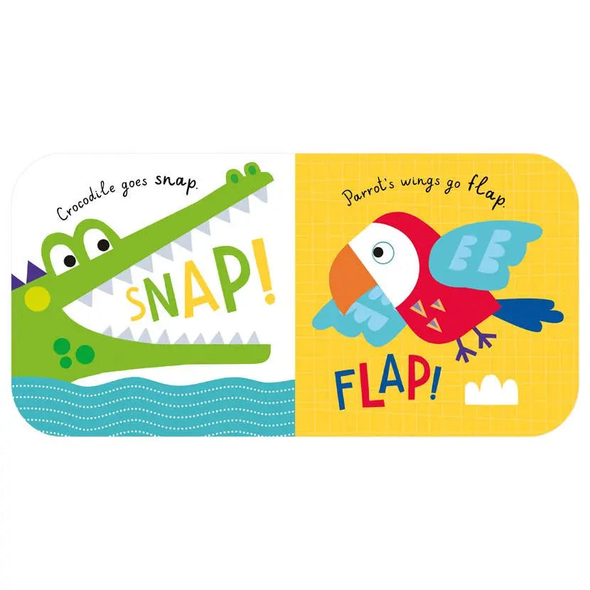 Sensory Snuggables Roar! Hand-Puppet Cloth Book | For The Baby