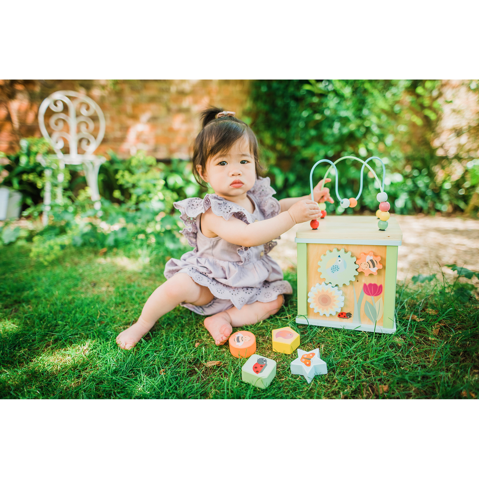Spring Garden Activity Cube - For The Baby