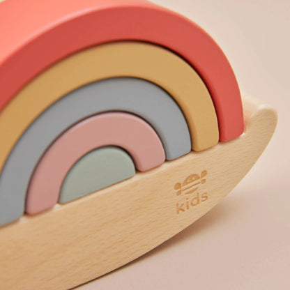 Just Bee Kids Wooden Snail Stacker Toy (FSC) | For The Baby
