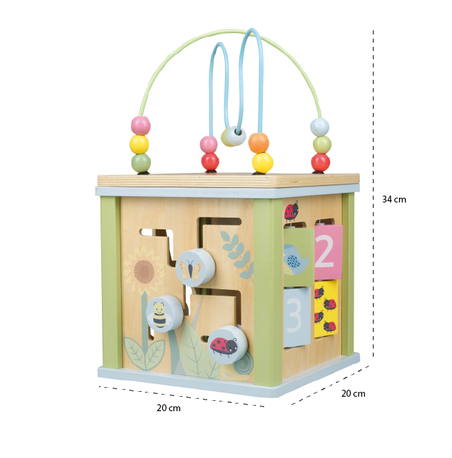 Spring Garden Activity Cube - For The Baby