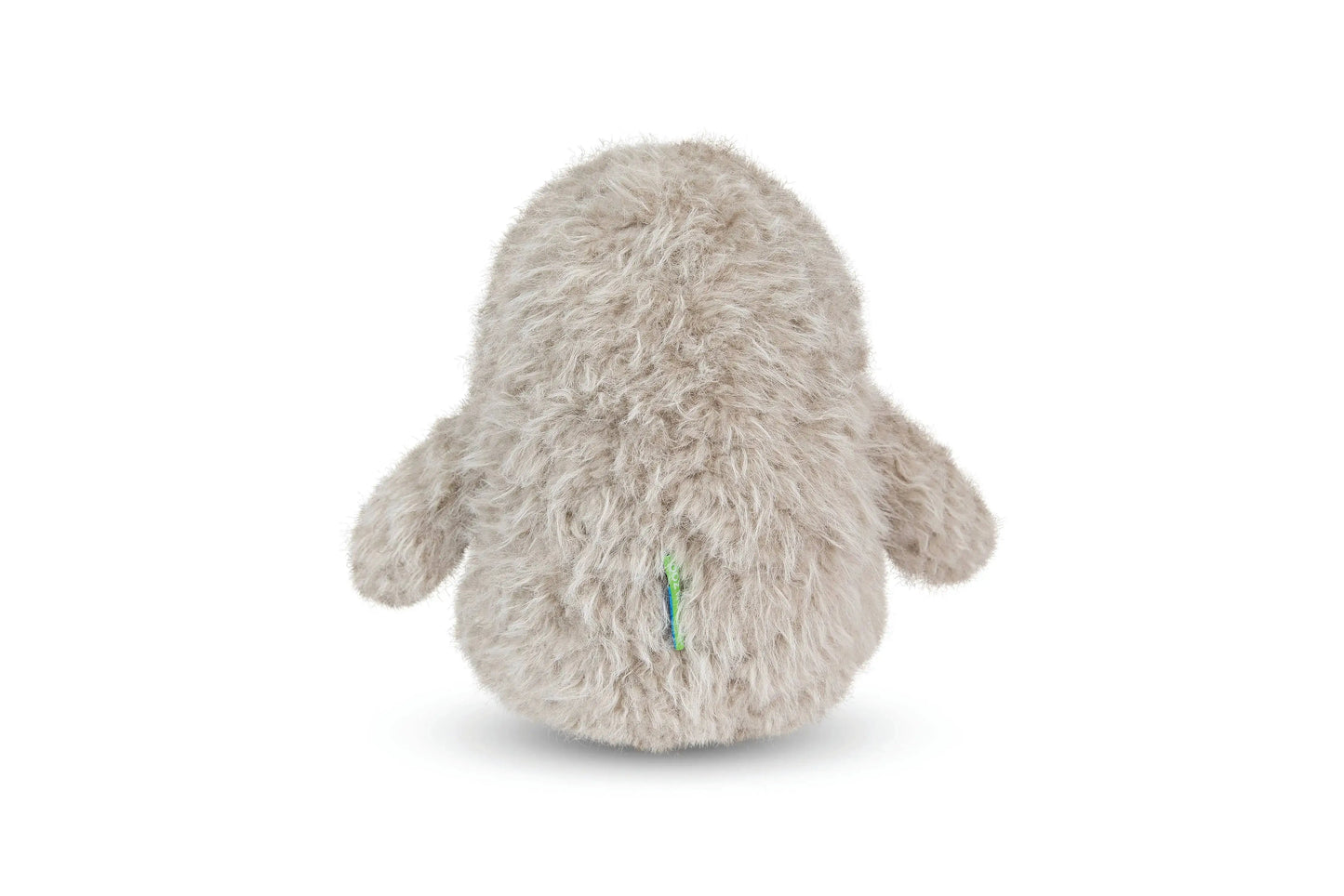 Plush toy penguin on a white background