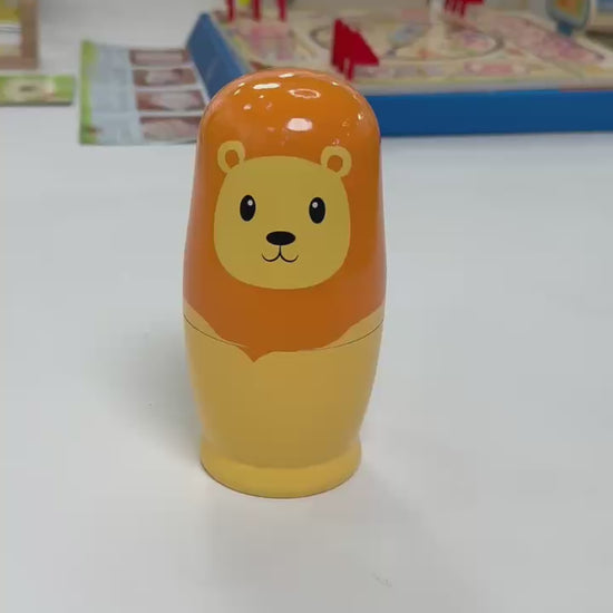 safari nesting dolls video